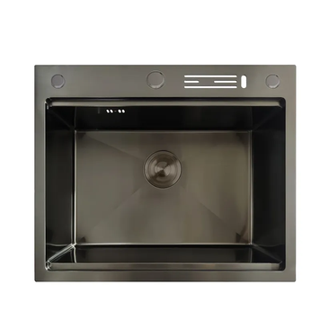 Мийка Mixxus MH6050-SK Nano-Black з н.ст. зі сход.для суш.з підстав.під ножі(граф)(MX1942) MX1942 фото