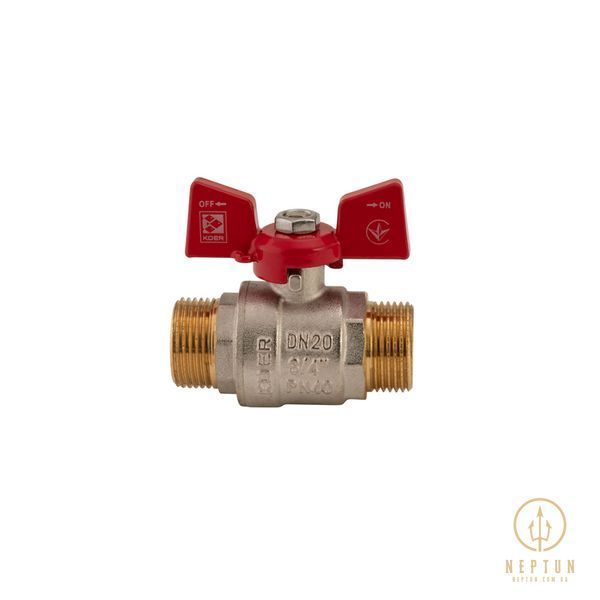 Кран кульовий 3/4 БШШ Вода Koer KR.219 (KR0158) KR0158 фото