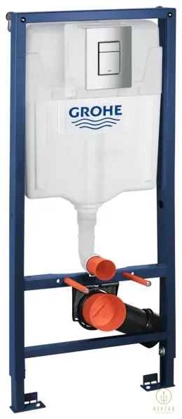 Комплект інсталяції пневмо Grohe Rapid SL для унітазу кнопка Skate Cosmopolitan (38772001) 38772001 фото