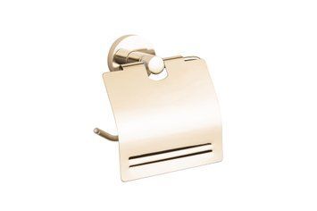 Держатель для туалетной бумаги с крышкой VBI VENUS BRUSH GOLD VBI-040013BG фото
