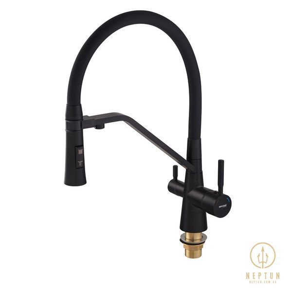 Змішувач для кухні Mixxus Premium Magnet 021 BLACK REFL.BLACK (MI6974) MI6974 фото
