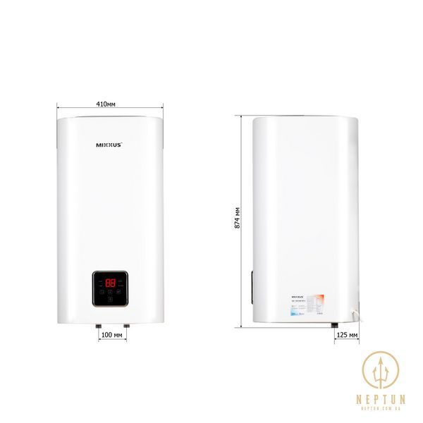 Mixxus EWH-15080 CUBE DRY 80 л водонагрівач "Квадрат", сухий тен 2,0 kW (WH0618) WH0618 фото