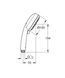 Ручний душ, 2 режими струменю Grohe New Tempesta Cosmopolitan (27571002) 27571002 фото 2