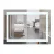 Зеркало Mixxus WARM MR02-100x70 с Led Touch, Anti-fog, димером, регулятором яркости, часами (MI6002) MI6002 фото 2