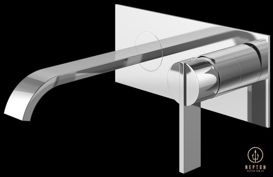 Смеситель для раковины (умывальника) KOHLMAN DEXAME CHROME + BOX скрытого монтажа QW188D фото
