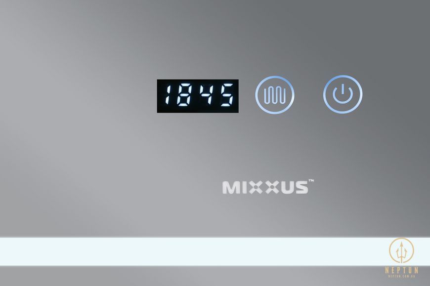 Зеркало Mixxus WARM MR02-100x70 с Led Touch, Anti-fog, димером, регулятором яркости, часами (MI6002) MI6002 фото