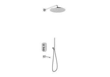 Душова система KOHLMAN FOXAL 40 CHROME + BOX прихованого монтажу QW211FR40 фото