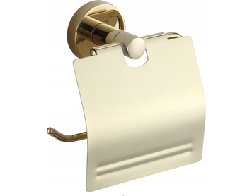 Держатель для туалетной бумаги с крышкой VBI VENUS GOLD VBI-040013GL фото