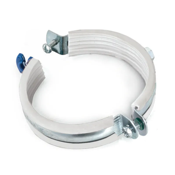 Хомут трубний оцинкований Koer KCB.10.G 4" (110-118) сірий (KR2792) KR2792 фото