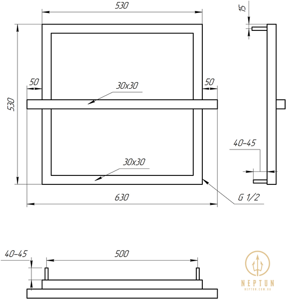 Сушка для рушників One DRY (GA-4701-1) GA-4701-1 фото