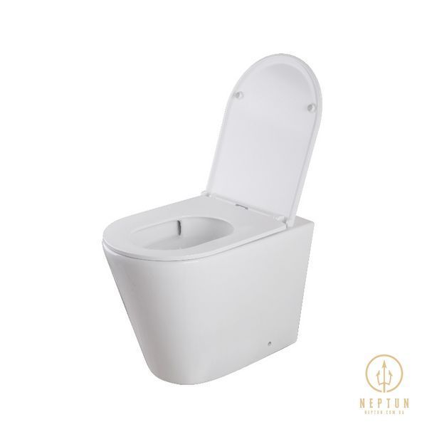 Унітаз підлоговий безбачковий Mixxus Premium Bevel-0702-T3 555х365х410mm система змиву Tornado 3.0 (MP6715) MP6715 фото