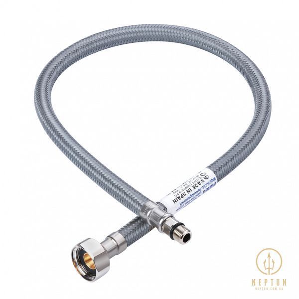 Шланг для води MATEU FIL-NOX 1/2" M10 80 см коротка шпилька для змішувача оплетення з нейлону (2588) 2588 фото