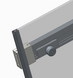 Дверь в нишу Koer SR SD02-140x200-TR-01 прозрачное стекло Easy Clean 8мм, хром (KR5383) KR5383 фото 14