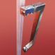 Дверь в нишу Koer SR SD02-140x200-TR-01 прозрачное стекло Easy Clean 8мм, хром (KR5383) KR5383 фото 7