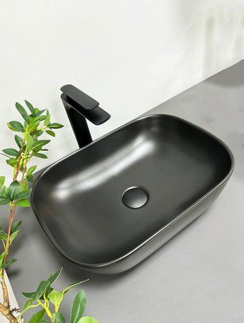 Умывальник (раковина) VBI RAVENNA BLACK MATT накладной VBI-011203 фото