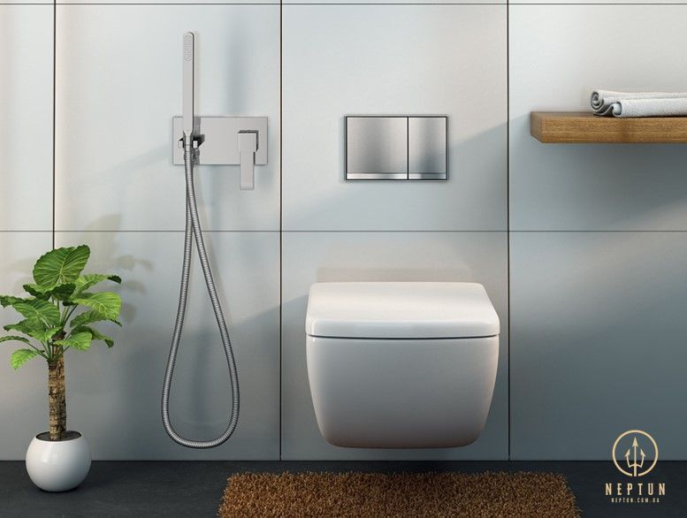 Набор гигиенического душа KOHLMAN AXIS CHROME QW138N фото