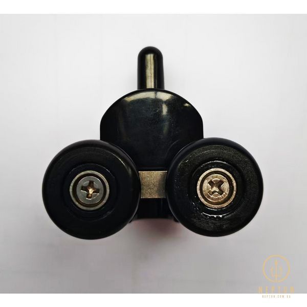 Ролики для душових кабін подвійні колеса MIXXUS PREMIUM ROLLERS SCP02-1 BLACK нижні (23mm для DIVERSE SC01,SC02,SD01) (MI7164) MI7164 фото