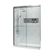 Дверь в нишу Koer SR SD03-140x200-TR-01 прозрачное стекло Easy Clean 8мм, хром (KR5385) KR5385 фото 1