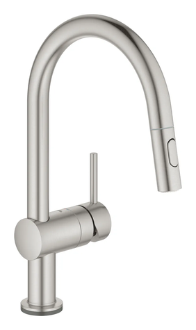 Сенсорний змішувач для кухні з висувним виливом Grohe Minta Touch (31358DC2) 31358DC2 фото