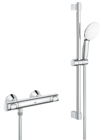 Термостат для душу Grohe Grohtherm 500 з душовим гарнітуром (34796001) 34796001 фото