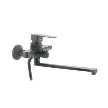 Смеситель для ванной Haiba Kubus 006 Euro Graphite (HB4006) HB4006 фото