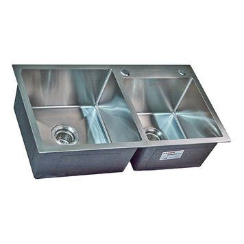 Мойка Zerix ZH7843DS-215 (3.0/1.0) Satin с диспенсером и сушилкой для посуды (ZM5570) ZM5570 фото