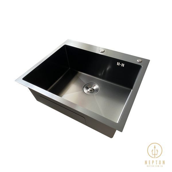 Мийка Mixxus MH5843 Micro Decor Graphite (3.0/0.8) з нерж. сталі (колір графіт) (MI8217) MI8217 фото