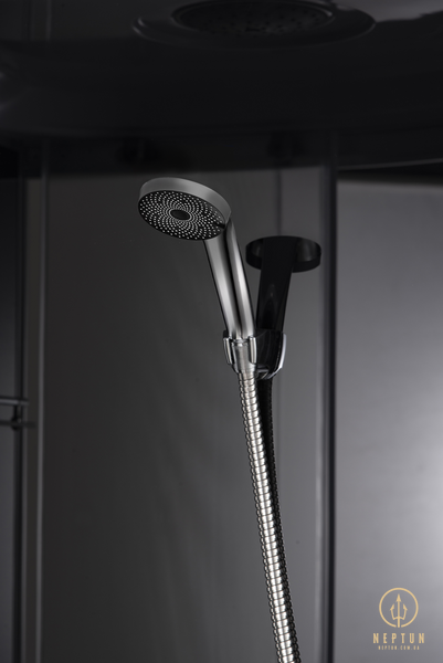 Бокс душовий без гідромасажу Mixxus WAVE SB02-120x80x215-L-FB SATIN з низьким піддоном (MI6892) MI6892 фото