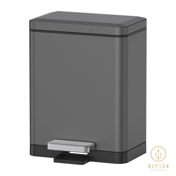 Koer TC-010306-07 6 л Відро для сміття з плавним закриттям прямокутне (KR5602) KR5602 фото