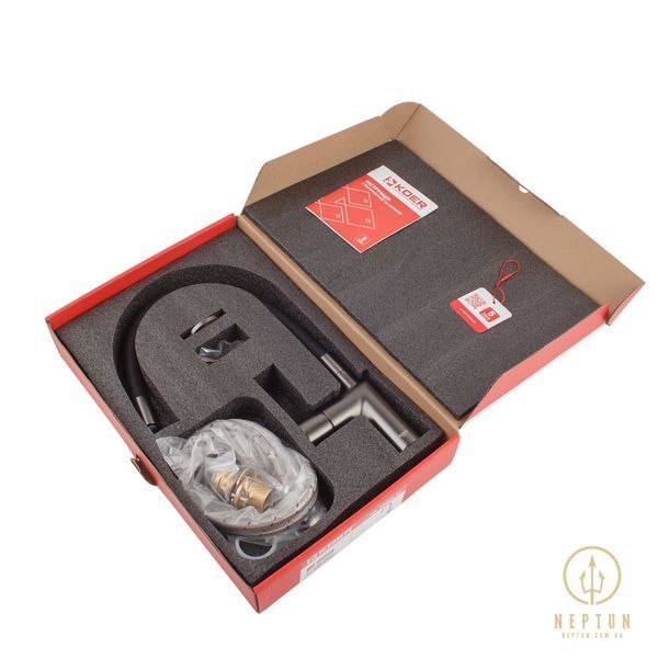 Смеситель для кухни Koer KB-70029-07 Цвет графит (KR5500) KR5500 фото