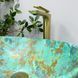 Умивальник накладний VBI PARMA MARBLE GREEN MATT (VBI-011003) VBI-011003 фото 6