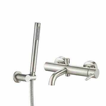 Змішувач для ванни і душу VBI MILANO NICKEL настінний (VBI-050106NI) VBI-050106NI фото