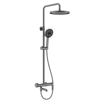 Душевая колонна со смесителем Koer KB-56029-07 3 функции, цвет графит (KR5497) KR5497 фото