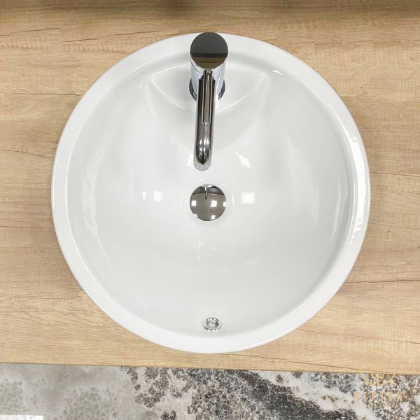 Умывальник (раковина) VBI PIANETTE WHITE врезной VBI-018015 фото