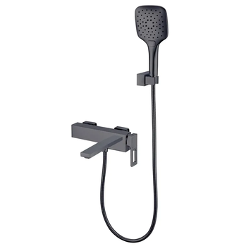 Змішувач для ванни з коротким виливом KOER KB-41009-07 (Колір графіт) (KR5986) KR5986 фото