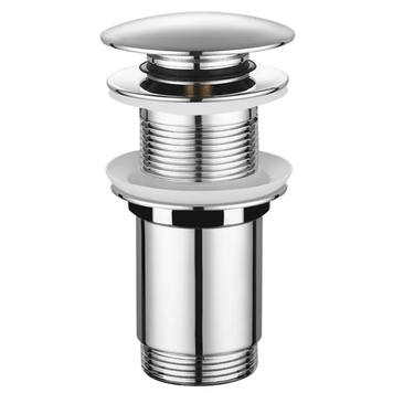 Донний клапан для раковини Koer PW-08-01 1 1/4'' без переливу автоматичний СLICK-СLACK (Колір хром) (KR5786) KR5786 фото