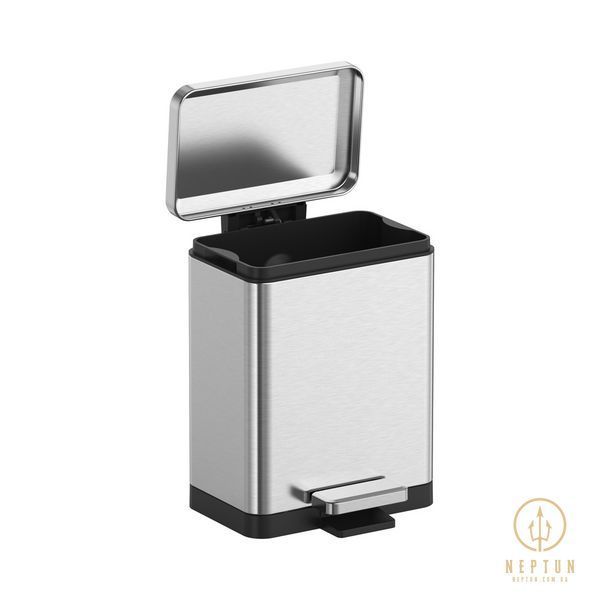 Koer TC-010315-02 15 л Відро для сміття з плавним закриттям прямокутне (KR5603) KR5603 фото