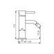 Смеситель для биде VBI MILANO BRUSHED GOLD (VBI-050104BG) VBI-050104BG фото 2