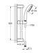 Душовий гарнітур зі штангою, 1 режим струменю Grohe New Tempesta Classic (27924001) 27924001 фото 4