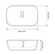 Умивальник (раковина) VBI RAVENNA SAND GLOSSY накладний (VBI-011231) VBI-011231 фото 2