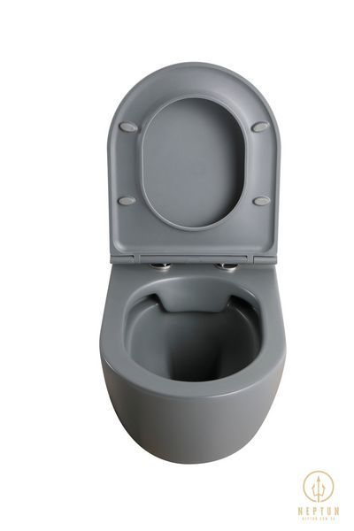 Унитаз подвесной Mixxus Premium TOPPER-0303-R GRAY 495x370x350mm система смыва RIMLESS (MP6657) MP6657 фото