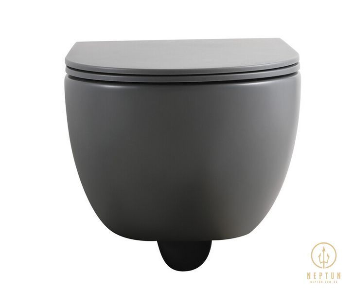 Унитаз подвесной Mixxus Premium TOPPER-0303-R GRAY 495x370x350mm система смыва RIMLESS (MP6657) MP6657 фото