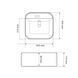 Умывальник (раковина) VBI LESINA 2 WHITE накладной VBI-015301 фото 2
