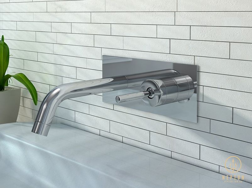Смеситель для раковины (умывальника) KOHLMAN MAXIMA CHROME + BOX скрытого монтажа QW185M фото