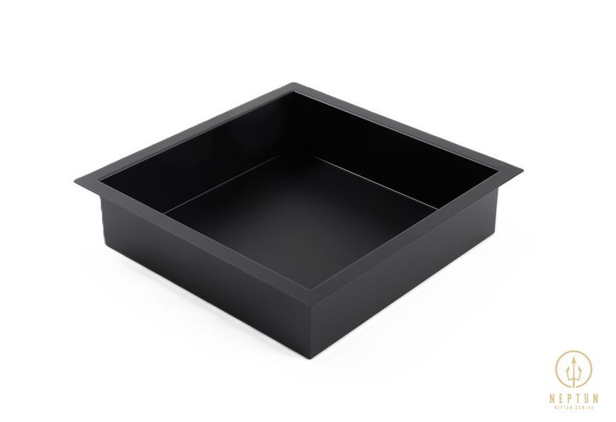 Полиця-ніша для ванної кімнати Mixxus Premium NICHE-0101 BLACK із нержавіючої сталі SUS304 (MI6678) MI6678 фото