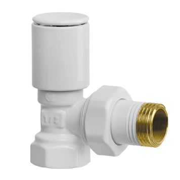 Кран для сушарки рушників кутовий Koer KR.531.White - 1/2" (KR5104) KR5104 фото