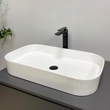 Умивальник накладний VBI VESTONE 65 WHITE (VBI-017002) VBI-017002 фото