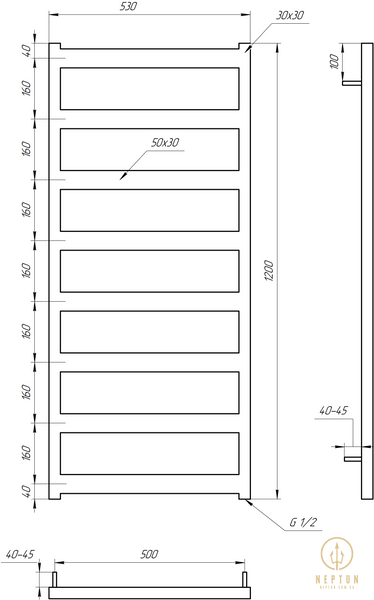 Сушка для рушників Nova DRY (GA-2304-1) GA-2304-1 фото