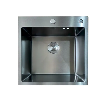 Мийка Mixxus MH5050 Micro Decor Graphite (3.0/0.8) з нерж. сталі (колір графіт) (MI8213) MI8213 фото