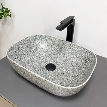 Умывальник (раковина) VBI RAVENNA SPACE GREY MATT накладной VBI-011222 фото